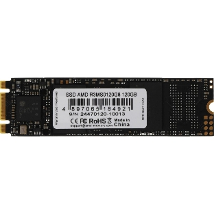 Накопитель SSD AMD Radeon R3MS0120G8, 120Gb, M.2 2280, SATA, R/W 520/450