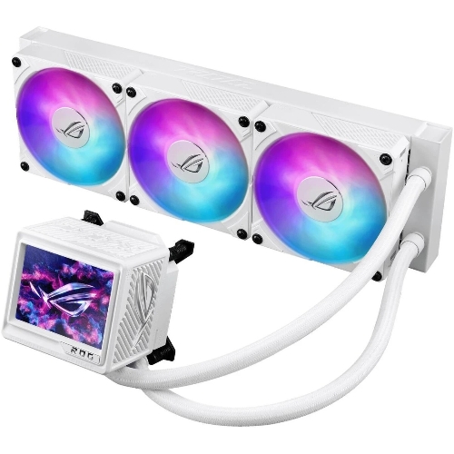 Система жидкостного охлаждения ASUS ROG RYUJIN III 360 ARGb EXTREME WHT 90RC0132-M0EAY0 белый 120мм алюминий+медь 2800rpm 36db 4-pin 305W