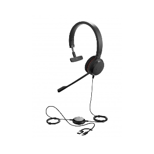 Гарнитура Jabra Evolve 20 MS Mono чёрный, проводная