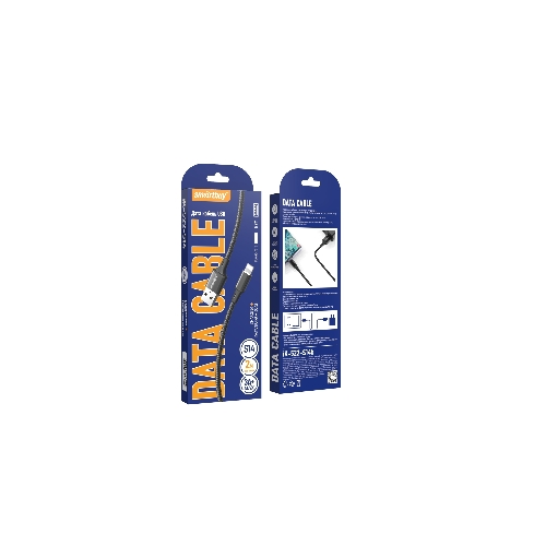 Кабель Smartbuy (iK-522-S14b) S14 Lightning черный, 3 А, 2 м,