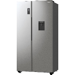 Холодильник Gorenje NRR9185EAXLWD серебристый двухкамерный 353/191л морозилка снизу, No Frost, Side by Side