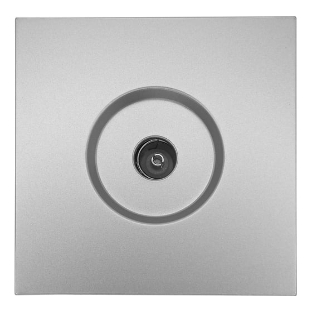 Розетка ТВ оконечная СП ZIMA IP20 серый матовый LEZARD 704-7488-130