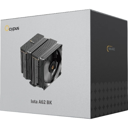 Кулер Ocypus Iota A62 BK Iota-A62-BK черный 120мм алюминий+медь 2000rpm 29db 4-pin 260W 158мм