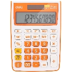 Калькулятор настольный Deli E1238/OR оранжевый 12-разр.