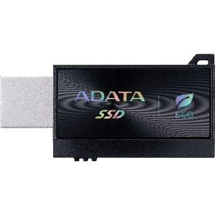 Внешний SSD ADATA SC730, 1TB, USB 3.2 Gen 2 Type-A/Type-C, R/W 600/600, черный