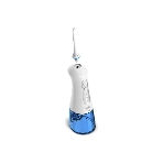Ирригатор BQ IR001 White-Blue, Мощность: 10 Вт, Портативный, Объем резервуара 300 мл, 2 насадки и дорожный чехол в комплекте, 3 режима работы: Normal (нормальный), Soft (мягкий), Pulse (импульсный), Уровень влагозащиты: IPX7, Давление воды: 140-800 кПа, Число пульсаций: 1200-1600 имп/мин, Аккумулятор Li-ion 1400 мАч, 3.7 В, Время работы от аккумулятора до 60 минут, Время заряда аккумулятора: 4-5 часов, Автоматическое отключение через 2 мин, Вращение насадок на 360°, Съемный резервуар для воды, Индикация зарядки, Шкала уровня воды, USB кабель в комплекте