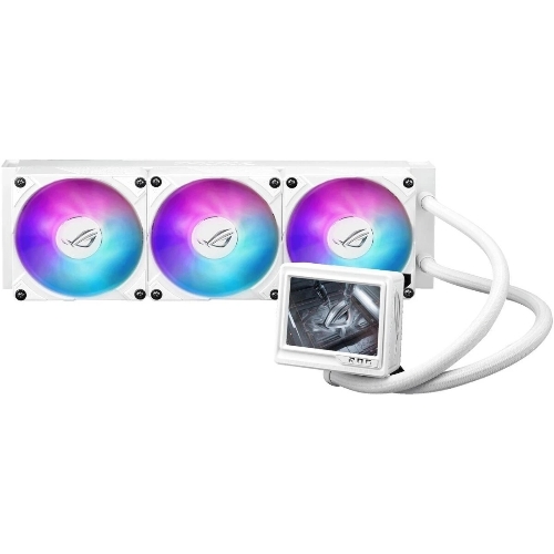 Система жидкостного охлаждения ASUS ROG RYUJIN III 360 ARGb EXTREME WHT 90RC0132-M0EAY0 белый 120мм алюминий+медь 2800rpm 36db 4-pin 305W
