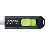 Флешка USB ADATA UC300 (ACHO-UC300-32G-RBK/GN), 32Gb, Type-C USB 3.2, R/W 100/30, черный/зеленый