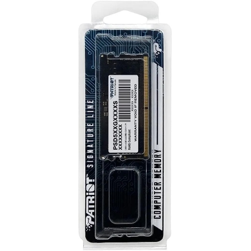 Оперативная память Patriot Signature, DDR5, 8GB (1x8 GB), 5600 MHz, CL46, SO-DIMM