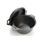 Кастрюля с крышкой-сковородой Mayer&Boch MB 26025 3.0 л, 24 см, чугунная