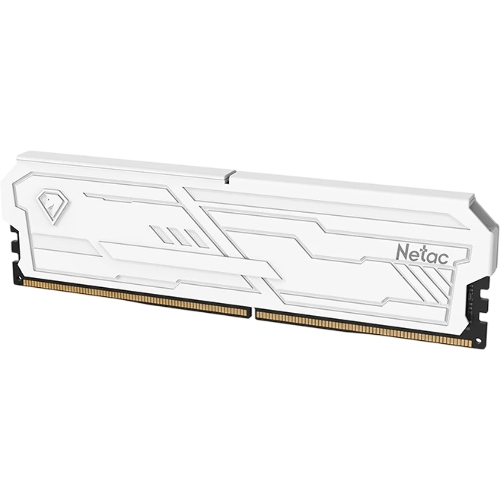Оперативная память Netac Shadow III, DDR4, 32GB (1x32GB), 3200 MHz, CL22, с радиатором, белый