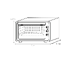 Мини-печь Delta D-0123 серая с тэном повыш. мощности,1300 Вт,37 л,2 нагреват. эл, с термостатом