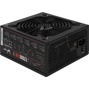 Блок питания Aerocool/Formula KCAS PLUS 1200GM V2, 1200Вт, 80 PLUS Gold, модульный, 140мм, черный