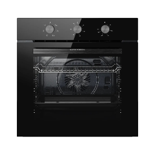 Духовой шкаф Kuppersberg HO 603 Black line, High-Tech, 78 л, поворотное управление, таймер, 6 режимов, макс. температура 310 градусов, цвет черный, цвет фурнитуры черный