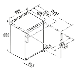 Морозильная камера Liebherr FD 1404-20 001 белый, 106л, 4 ящика