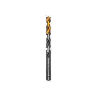 Сверло спиральное по металлу Denzel 9 x 125мм, Р6М5, Golden Tip, многогранная заточка