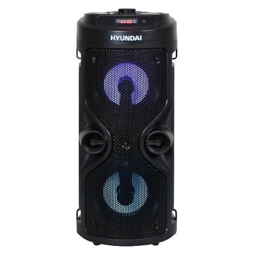 Минисистема Hyundai H-MC150 черный 50Вт/FM/USB/BT/SD/MMC