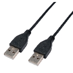 Кабель USB2.0 Cablexpert CC-USB2-AMAM-3M, AM/AM, экран, 28/26AWG, медь, Pro, 3м, черный, пакет
