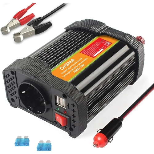 Автоинвертор Digma AI200-12W 200Вт