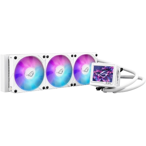 Система жидкостного охлаждения ASUS ROG RYUJIN III 360 ARGb EXTREME WHT 90RC0132-M0EAY0 белый 120мм алюминий+медь 2800rpm 36db 4-pin 305W
