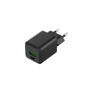 Сетевое зарядное устройство Rexant с двумя портами USB-A и Type-C, 30Вт GaN