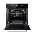 Духовой шкаф Kuppersberg HO 603 Black line, High-Tech, 78 л, поворотное управление, таймер, 6 режимов, макс. температура 310 градусов, цвет черный, цвет фурнитуры черный