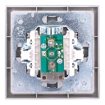 Розетка ТВ оконечная СП ZIMA IP20 серый матовый LEZARD 704-7488-130