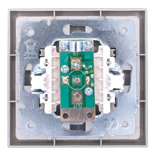 Розетка ТВ оконечная СП ZIMA IP20 серый матовый LEZARD 704-7488-130