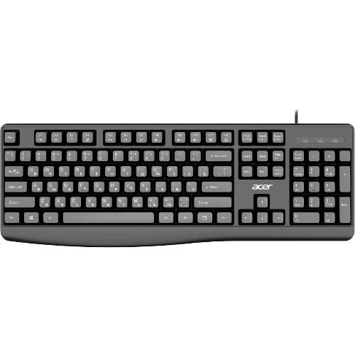 Клавиатура проводная Acer OKW301 (ZL.KBDCC.01A), USB, черный