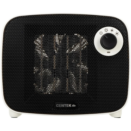 Тепловентилятор Centek CT-6023 белый/черный, 750/1500 Вт, 15 м2