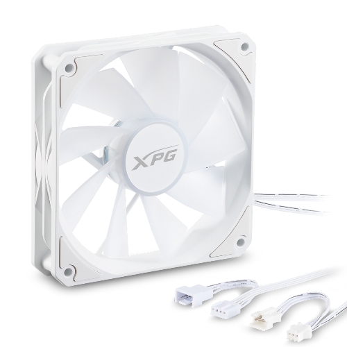 Вентилятор для корпуса ADATA XPG VENTO R 120 ARGb PWM белый, 120 мм, 1600 об/мин, 32 дБ, 4 pin