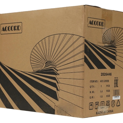 Компьютерный корпус Accord Entry ACC-2053B черный без БП mATX 1x80мм 1x120мм 2xUSB2.0 audio