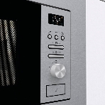 Встраиваемая микроволновая печь Gorenje BM201AG1X нержавеющая сталь, 20 л, 800 Вт, переключатели - поворотный механизм/кнопки
