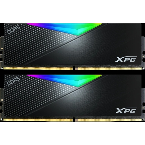 Оперативная память XPG Lancer, DDR5, 32Gb (2x16GB), 8000MHz, CL38, DIMM, с радиаторами, RGb черный
