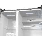 Холодильник Gorenje NRR9185EAXLWD серебристый двухкамерный 353/191л морозилка снизу, No Frost, Side by Side