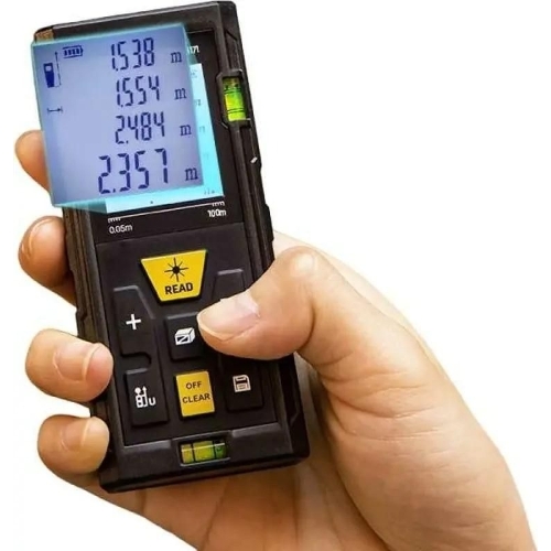 Лазерный дальномер Deli DL4171 (Диапазон измерения 0,05~100м, точность измерения: ±3мм)