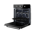 Духовой шкаф Kuppersberg HO 603 Black line, High-Tech, 78 л, поворотное управление, таймер, 6 режимов, макс. температура 310 градусов, цвет черный, цвет фурнитуры черный