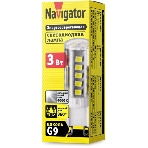 Лампа светодиодная Navigator NLL-P-G9-3-230-4K 3 Вт 4000К белый G9 280 лм 220-240В