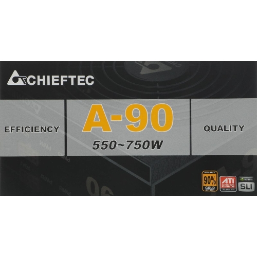 Блок питания Chieftec A-90 GDP-650C RTL, 650Вт, 140мм, модульный, черный