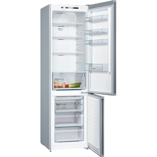 Холодильник Bosch KGN39UL30U серебристый металлик двухкамерный 279/87л морозилка снизу, No Frost