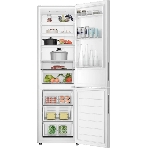 Холодильник Haier CEF538CSG серебристый двухкамерный 263/105л морозилка снизу, No Frost