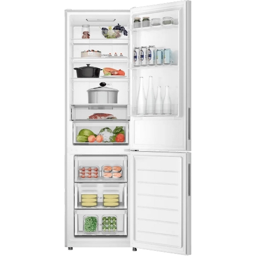 Холодильник Haier CEF538CSG серебристый двухкамерный 263/105л морозилка снизу, No Frost
