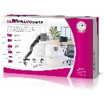 Кронштейн для мониторов Ultramounts UM734BL серый/черный 17