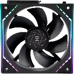 Кулер для корпуса Thermalright TL-M12QR Reverse (124x120x25mm, 4-pin PWM, ARGB, 47.6CFM, 23.2dBA, 1500RPM, черный)