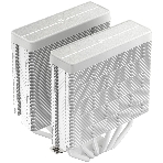 Кулер для процессора DEEPCOOL AG620 WH ARGb V2 LGA20XX/1700/1200/115X/AM5/AM4 (9шт/кор, TDP 260W, PWM, ARGb DUAL Fan 120мм, 6 тепл. трубок, белый) RET