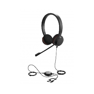 Гарнитура Jabra Evolve 20 MS Stereo USB чёрный, проводная