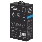 Сетевое зарядное устройство Maxvi A402PD LED 33W, 1xUSB-A, 1xUSB-C, черный