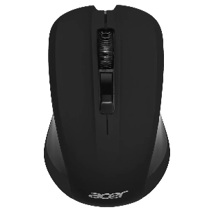Мышь беспроводная Acer OMR010 черный, 1200 dpi, радиоканал, USB, кнопки - 3