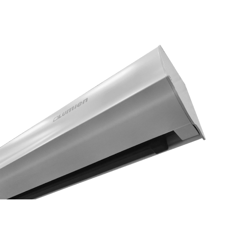 Экран с электроприводом Lumien Master Control 193х220 см (раб. область 119х212см) (95") Matte White FiberGlass черная кайма сверху 70 см 16:9