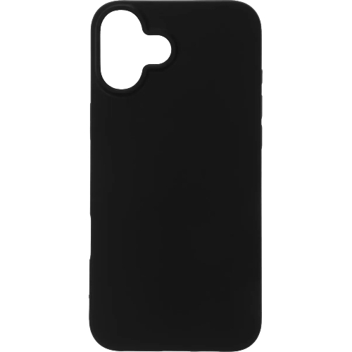 Чехол (клип-кейс) BoraSCO для Apple iPhone 16 Plus Silicone Case черный (73521)